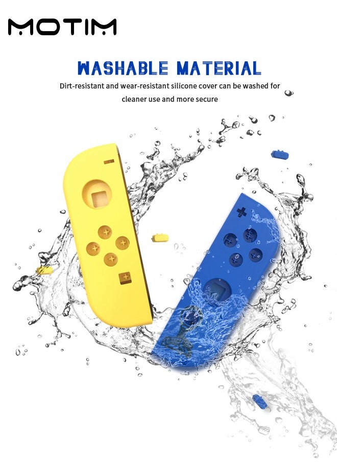 Motim Switch Protective Cover, Joy-Con Case NS Grip Cover, Silicone Waterproof Protective Case with Shock-Absorption and Anti-Scratch Design  - Image 5