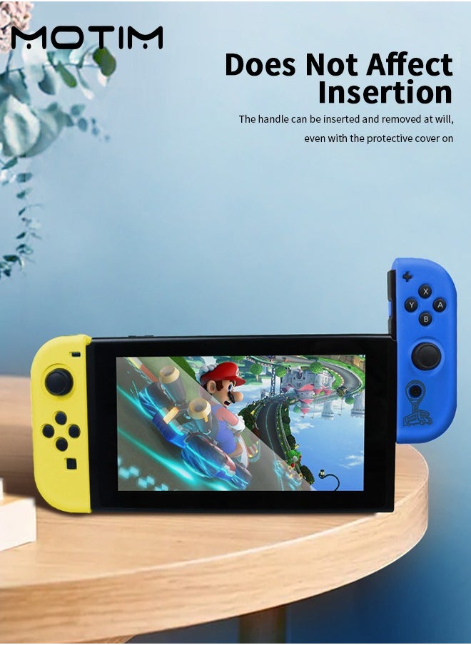 Motim Switch Protective Cover, Joy-Con Case NS Grip Cover, Silicone Waterproof Protective Case with Shock-Absorption and Anti-Scratch Design  - Image 2