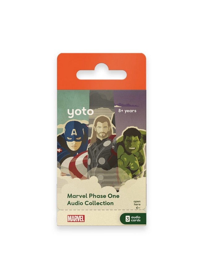 YOTO YOTO Disney Junior Novels: Marvel Phase 1 Collection - 3 Kids Audio Cards for Use with Player & Mini All-in-1 Audio Device, Screen-Free Listening with Fun Playtime Bedtime Travel Stories, Ages 8+ - Image 1