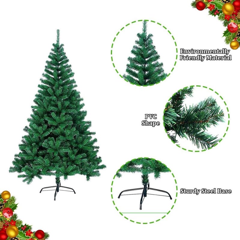 G.FIDEL شجرة عيد الميلاد الاصطناعية من GFIDEL بارتفاع 3 أقدام مع قاعدة معدنية، خفيفة الوزن وسهلة التجميع - Image 4