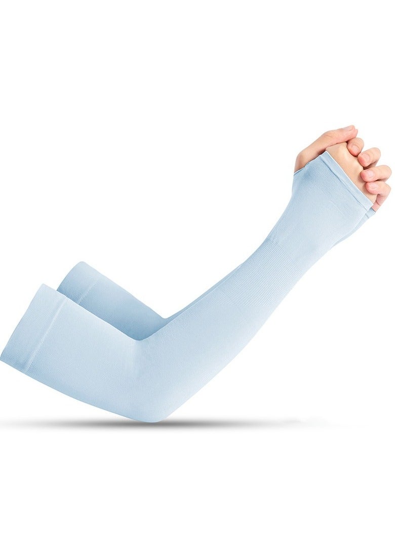 General Summer ice silk hand sleeves sun protection sleeves men and women arm guards outdoor driving and cycling women's sun protection and UV protection ice sleeves  - Image 1