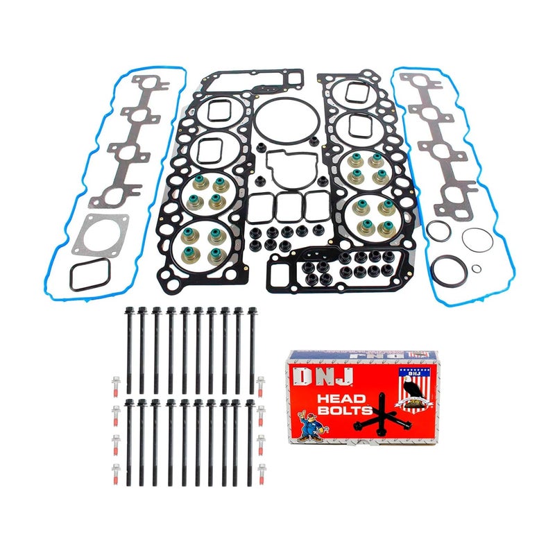 DNJ HGB1100 Cylinder Head Gasket Set with Head Bolt Kit for Jeep Grand Cherokee 4.7L V8 (1999-2003) - Image 1