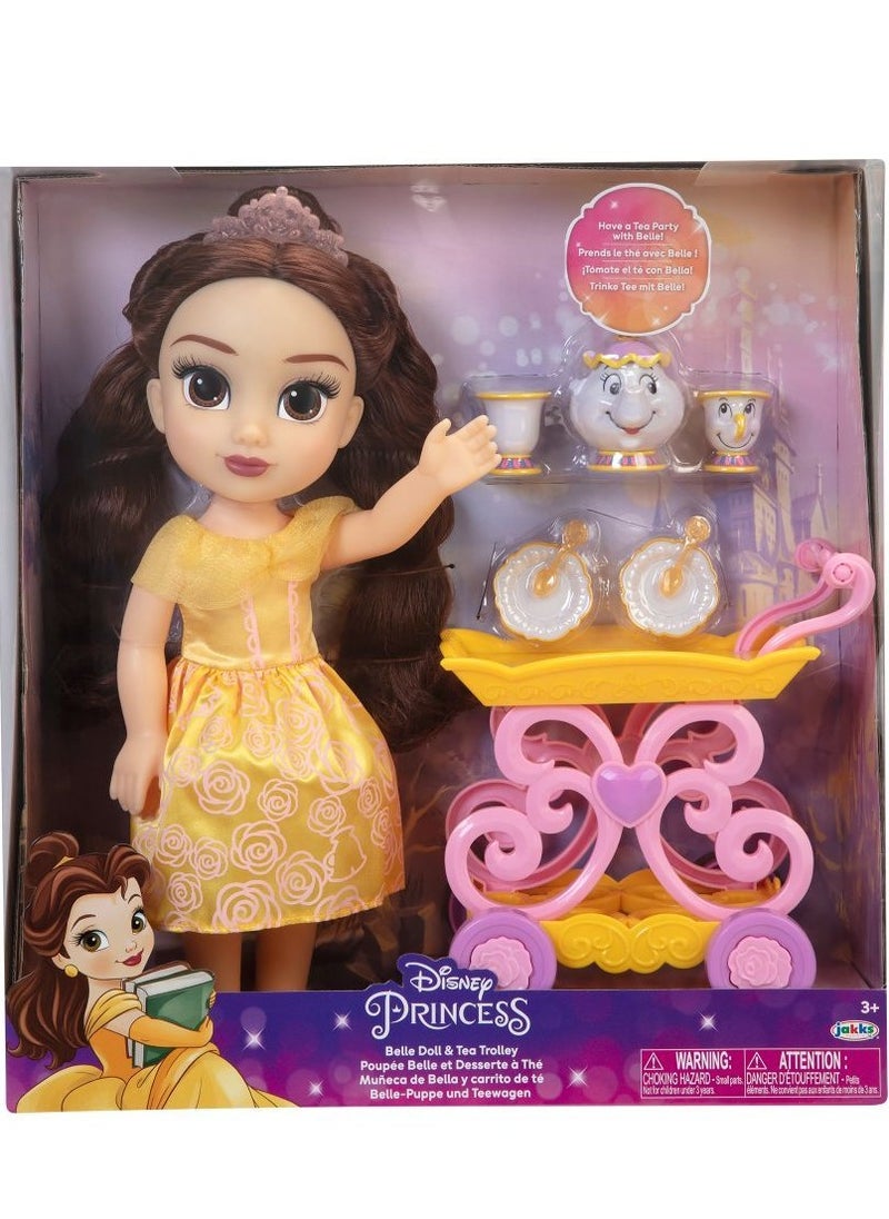 Disney - Disney Princess Belle Doll & Tea Trolley - Image 1