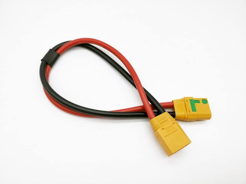 LINSYRC 1Piece XT90S AntiSpark Female Connector to XT90 Male Connector Extension Cable 30CM 10AWG for RC Model Vehicle Aircraft Model XT90 Extension Cable - Image 2