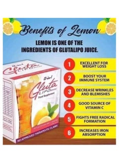 Gluta Gluta Lipo juice slimming Juice 10 sachets  - Image 3