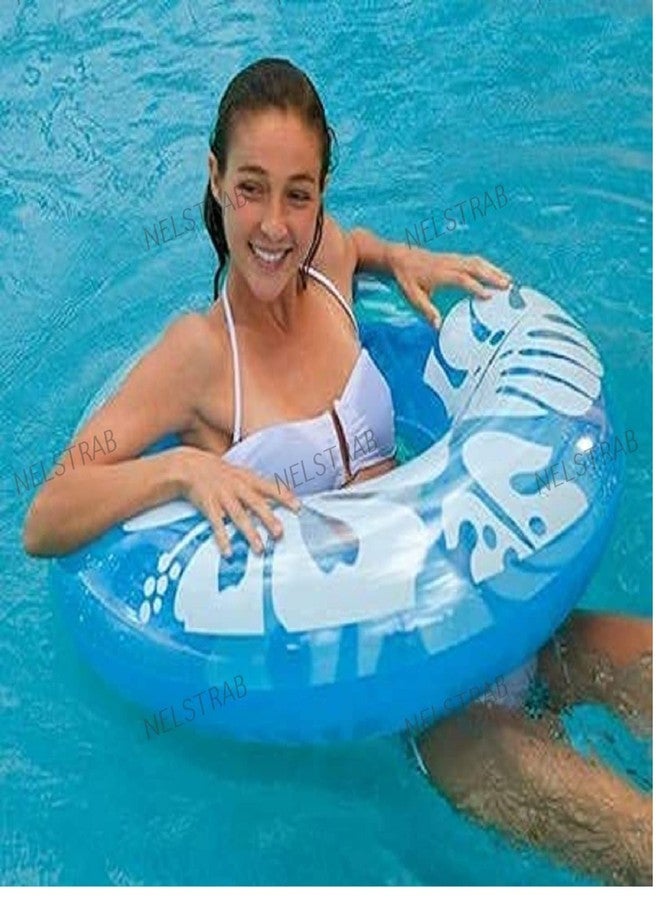 NELSTRAB:- Adult Printed Swimming Ring Swim Tube for Learning Ring Swimming Tube(9 + Year Up)(Size - 36''inch)(1 PIS) - Image 2