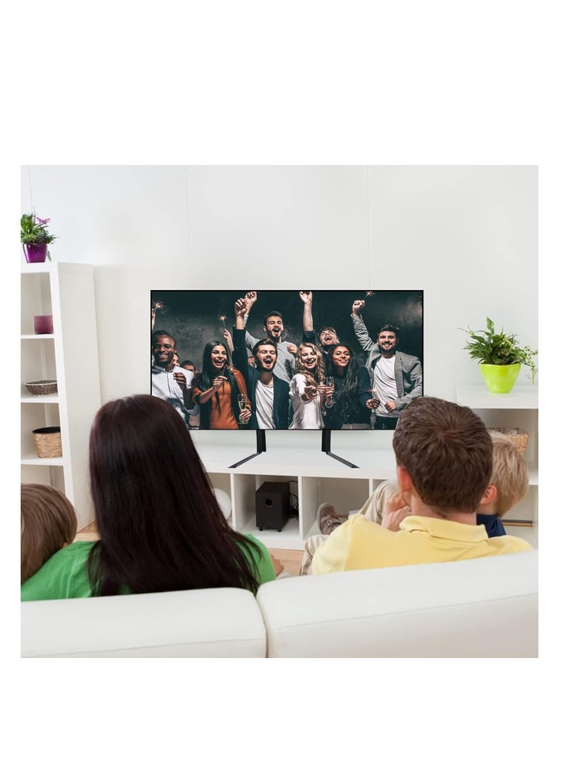Universal TV Stand Tabletop for 40 to 70 inch Plasma LCD LED Flat Screen TVs, LCD TVs Premium Height Adjustable Leg Stand, Holds Up 35kg - Image 3