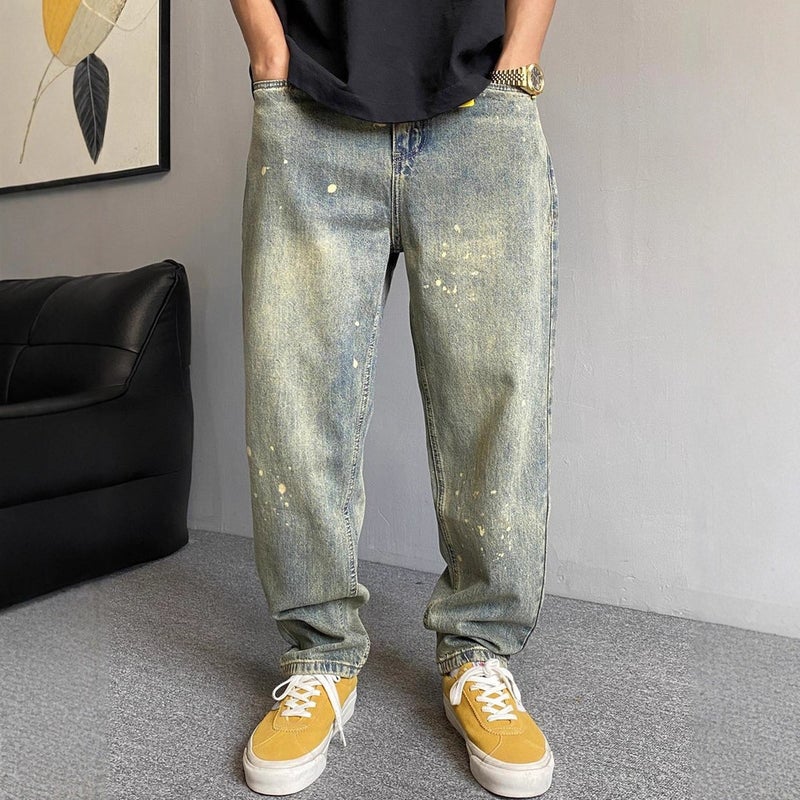 Unisex Casual Daily Denim Jeans - Image 1
