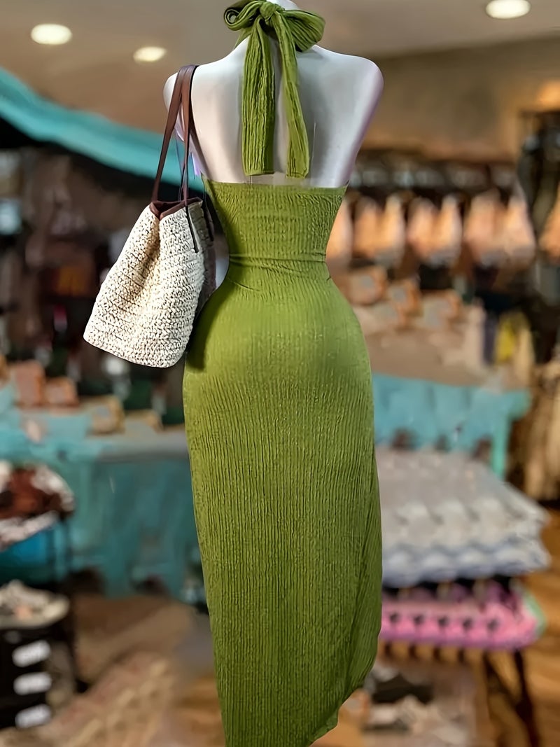 Women's Dress, Ladies' Dress, Women's Summer Dress, Women's Summer Dress, Elegant Women's Dress, Elegant Ladies' Dress, Women's Summer Skirt, Dress, Summer, Women's Backless Bodycon Dress... - Image 3