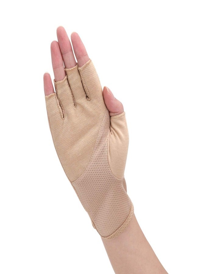 Ylucky Lightweight Summer Fingerless Gloves Men Women UV Sun Protection Driving Cotton Gloves Nonslip Touchscreen Mittens - Image 5