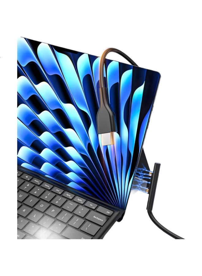 Delippo Pd Charging Cable For Surface Microsoft Laptop Type-C To Pro5/Pro4/3 Charger Cable 15V Magnetic Connector Adapter - Image 1