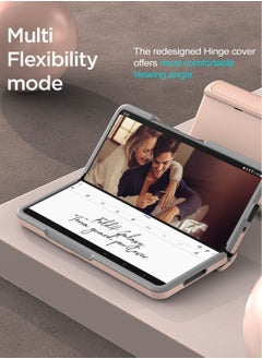 VRS Design Terra Guard Modern [Hinge Protection] Samsung Galaxy Z Fold 4 Case Cover (2022) with Front Screen Protector - Pink Sand  - Image 4