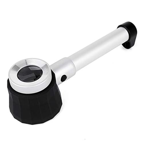 oddpod™ 10x Premium 3-LED Hand-held Aluminium Alloy Magnifier with Measurement Scale & Illumination - Image 1