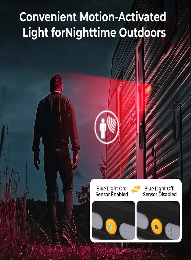 BougeRV Movable Area Light, Rechargeable Camping Lantern, 3200mAh Portable Camping Light, IP65 Waterproof, Camp Lamp for Tent, Power Outages, Emergency, Outdoor(Black) - Image 4