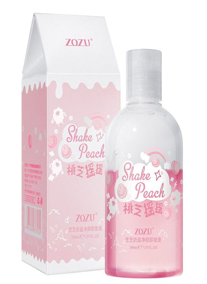 Zozu Fresh Make Up Remover With Peach Extract 200 ml Enjoy Gentle And Nourishing Touches On Your skin  - Image 1