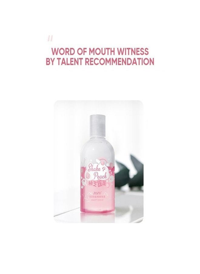 Zozu Fresh Make Up Remover With Peach Extract 200 ml Enjoy Gentle And Nourishing Touches On Your skin  - Image 2