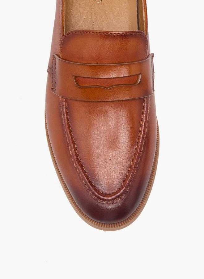 DUCHINI Women Block Heel Loafers - Image 4