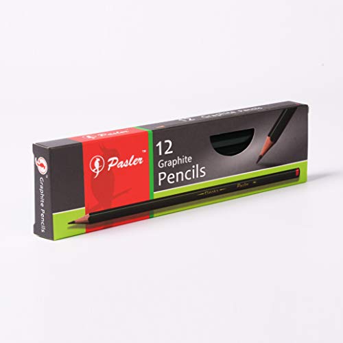 Pasler Professional Graphic Sketching Drawing Pencils 12 Count (8B) - Image 2