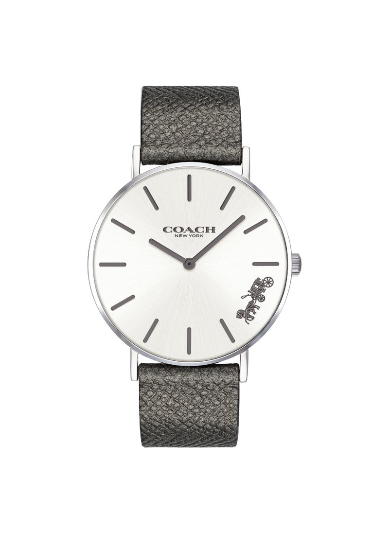 COACH COACH ROUND ANALOG WOMEN'S SILVER WHITE CASE WATCH - 14503155  - Image 2
