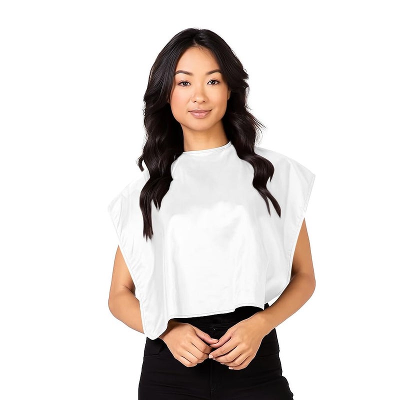 Cinema Secrets Pro Cosmetics Makeup Cape - White - Image 1