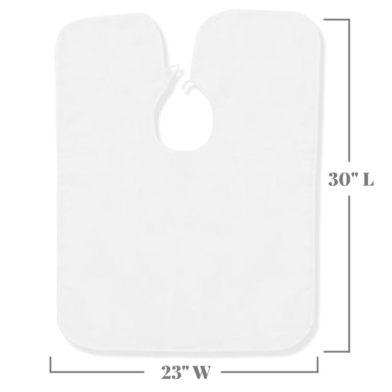 Cinema Secrets Pro Cosmetics Makeup Cape - White - Image 2