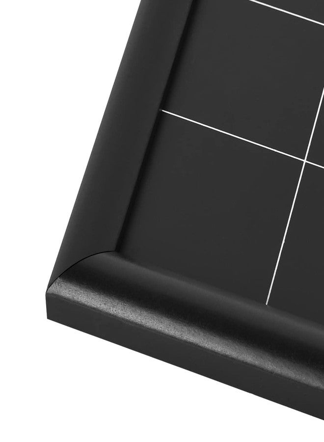 TORASO لوحة طباشيرية للتقويم من TORASO، مقاس 17.7 × 23.6 بوصة، سطح مغناطيسي، إطار أسود، لوحة طباشيرية للتخطيط، مذكرات الجدول الدراسي، لوحة معلقة للمكتب والمدرسة والمنزل (YLHB-BK-4560) - Image 3