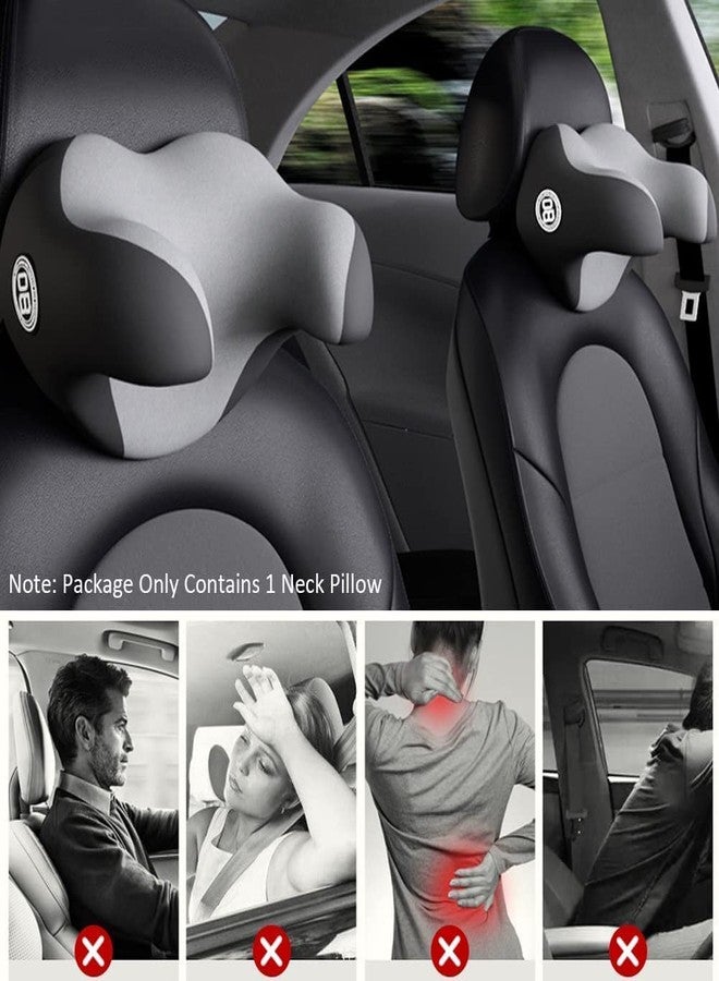 PURAM Universal Memory Foam U Shaped Car Seat Neck Pillow Auto Headrest Pillow Support Rest Cushion Spine Seat Protect Headrest for Sleeping Pillow for car, Multi-Coloured, Pack of 1. - Image 5
