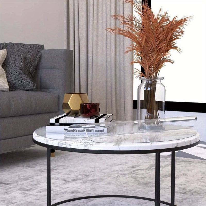 2mm Transparent Round PVC Tablecloth Thickened Scratch Resistant Heatproof Film For Home Hotel 26 Inch - Image 2