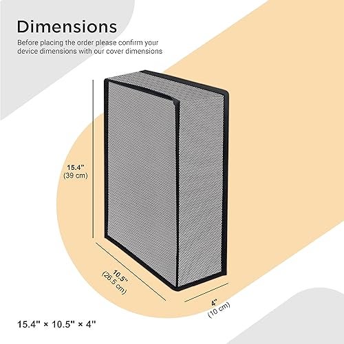 Cranique Waterproof Dust cover for PS5 Gaming Console Digital Edition & Disc Edition Playstation 5 (Grey) - Image 3