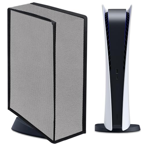 Cranique Waterproof Dust cover for PS5 Gaming Console Digital Edition & Disc Edition Playstation 5 (Grey) - Image 1