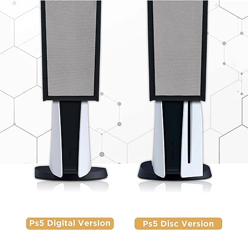 Cranique Waterproof Dust cover for PS5 Gaming Console Digital Edition & Disc Edition Playstation 5 (Grey) - Image 4