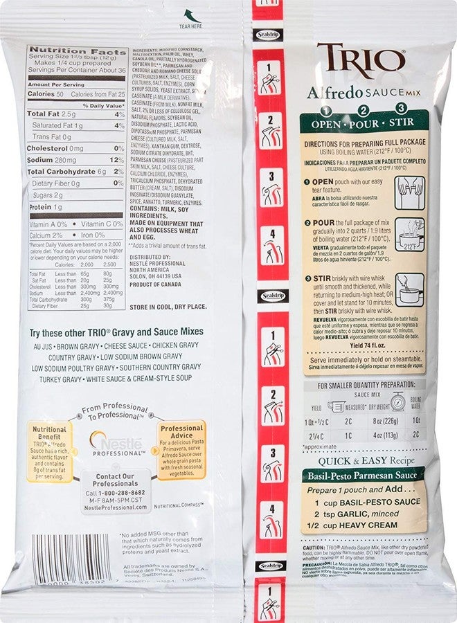 Trio خلطة صلصة ألفريدو الثلاثية، 16 أونصة (عبوة من 2)  - Image 2