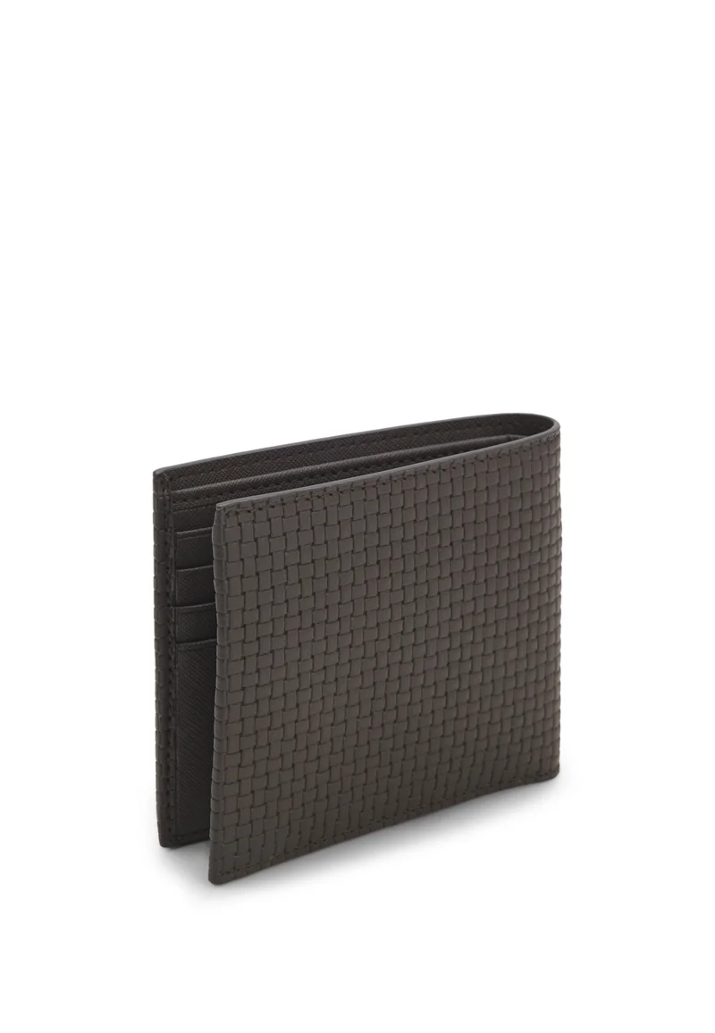 بوس Textured wallet