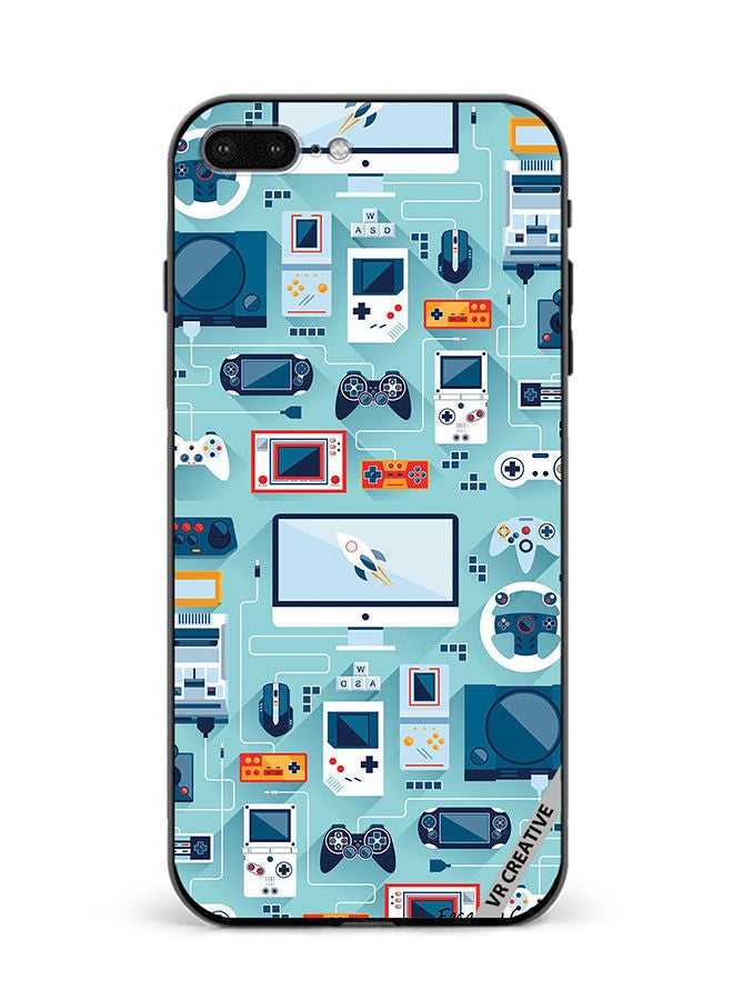 VR CREATIVE Protective Case Cover For Apple iPhone 7 Plus/8 Plus Ps 5 Remote Controls Design Multicolour - Image 1