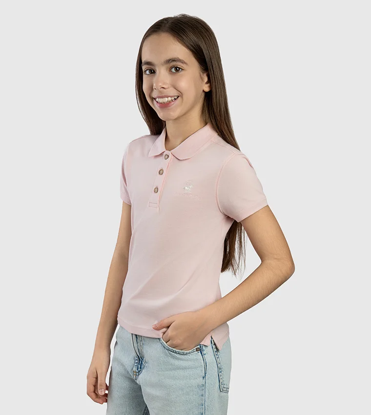 Beverly Hills Polo Club  Bhpc Kids Baby Pink Polo for Women | Best Price UAE