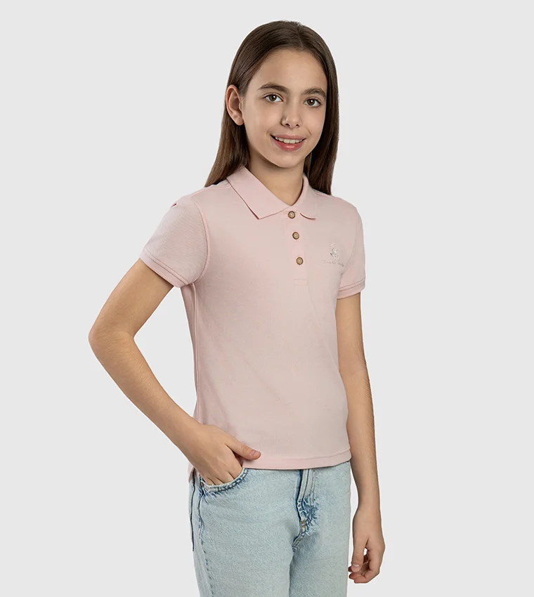 Beverly Hills Polo Club  Bhpc Kids Baby Pink Polo for Women | Best Price UAE