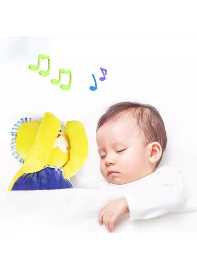Generic Stuffed Baby Doll with Music and Hand Movement, Yellow  - Image 3