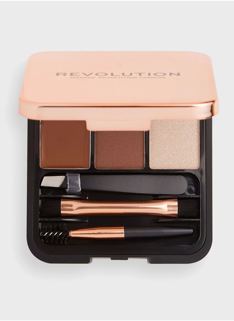 REVOLUTION Revolution Brow Sculpt Kit Medium  - Image 3