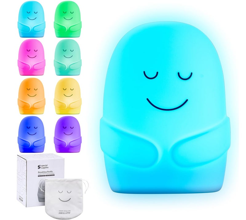 Special Supplies Special Supplies Mindfulness Guided Breathing Exercises Nightlight Mode Guided Daily Visual Relaxation and Restful Sleep for Kids or Adults Color Changing Nightlight