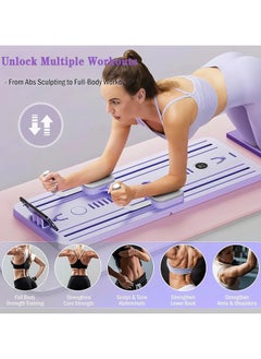 GUDOO Pilates Reformer Machine with Timer, Foldable Pilates Machine for Home Use and Gym Workout, 5 in 1 Pilates Board, Suitable for Advanced and Beginners Users  - Image 2
