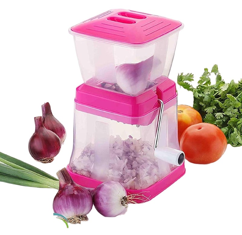 SBA PRIME Plastic Onion Chopper Chili Cutter Vegetable Chopper Onion Cutter for Home and Kitchen Multipurpose Use Pack of 1 Multicolor Will be Sent as Per Availability - Image 4