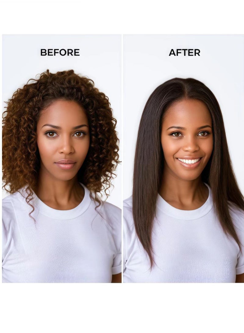 Obos Obos ceramic straightener, two-piece straightener, and ceramic coated curler slide smoothly, heat for 10 seconds, and reach up to 220 ° C, providing long-lasting curling/wavy/straightening effects on hair  - Image 4