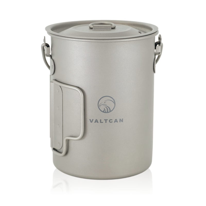 Valtcan 900ml Titanium Pot Backpacking Mug 30oz 0.95qt - Image 3