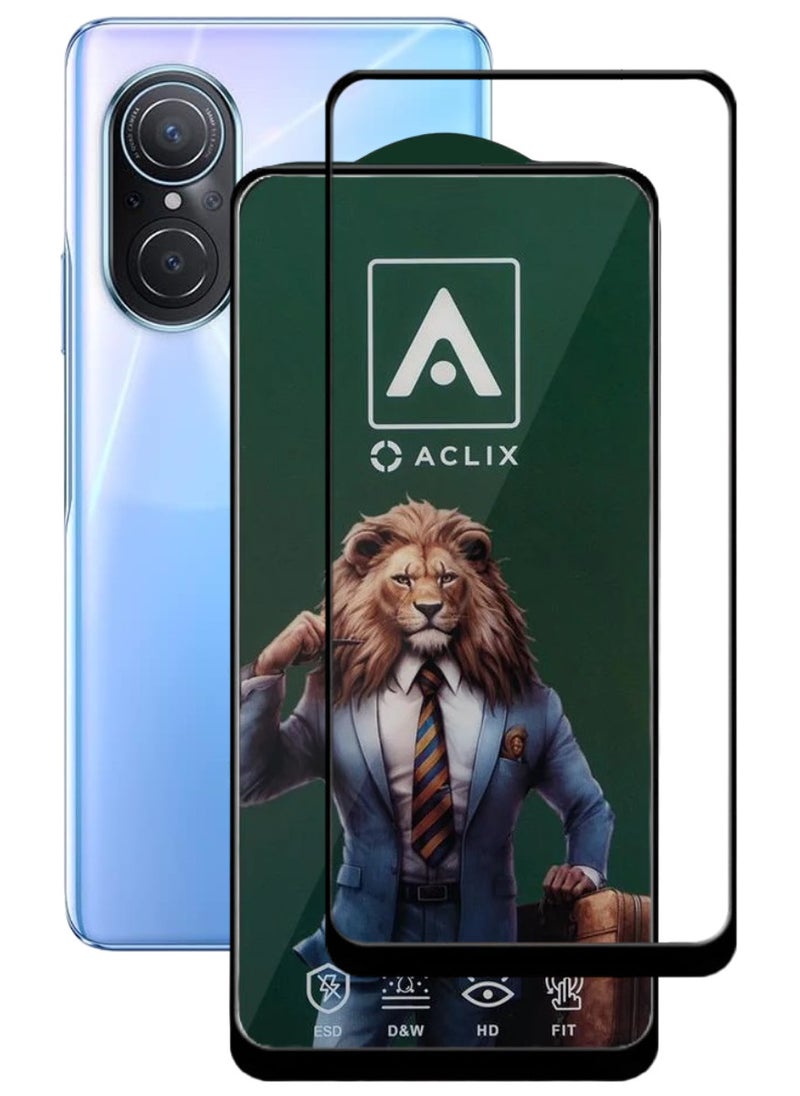 ACLIX Antistatic ESD Dustproof Premium Quality High Definition Tempered Glass Screen Protector Designed For Huawei nova 9 SE - Image 1