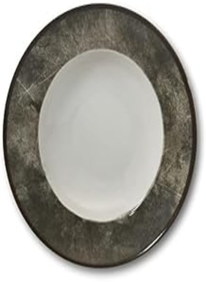 Saturnia Saturnia porcelain pasta bowl 26.5 cm - brown sketch - napoli 