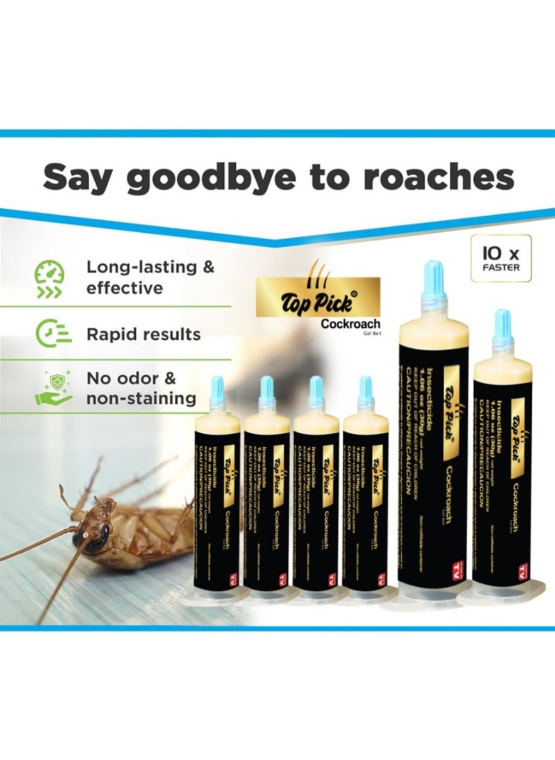 AS SEEN ON TV - Top-pick Cockroach Gel Bait 30g Pack of 6 - Image 1