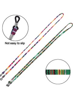 Generic Eyeglass Chain, 10X Colorful Ethnic Style Eyeglass Cord Reading Glasses Holder Neck Cord Colorful Sunglasses Strap Eyeglass Lanyard for Women Men  - Image 3