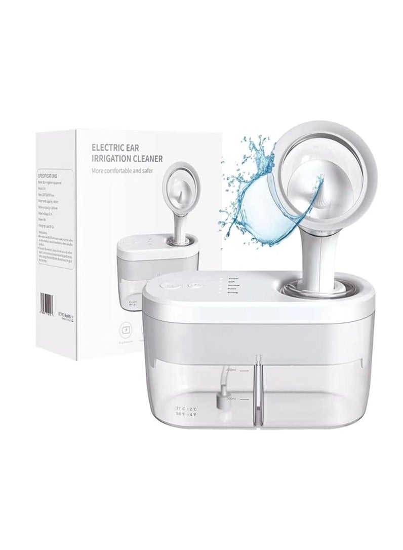 Ear Wax Removal Kit Electric Ear Cleaner Safe and Effective Ear Cleaning Kit with 4 Pressure Settings 2 Sink 3 Tips, Ear Wax Removal Tool for Adults Kids  Water Resistant USB Rechargeable - Image 1