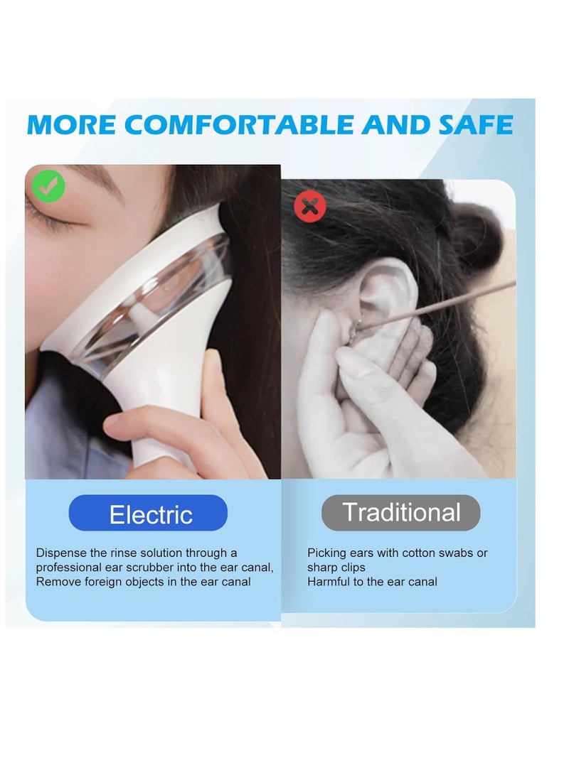 Ear Wax Removal Kit Electric Ear Cleaner Safe and Effective Ear Cleaning Kit with 4 Pressure Settings 2 Sink 3 Tips, Ear Wax Removal Tool for Adults Kids  Water Resistant USB Rechargeable - Image 3