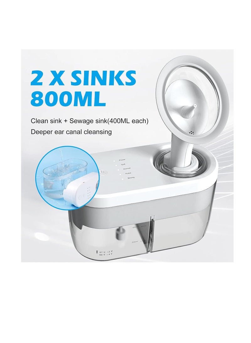 Ear Wax Removal Kit Electric Ear Cleaner Safe and Effective Ear Cleaning Kit with 4 Pressure Settings 2 Sink 3 Tips, Ear Wax Removal Tool for Adults Kids  Water Resistant USB Rechargeable - Image 4